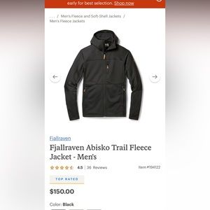 Fjallraven Men’s Abisko Trail Fleece (Sz XL)